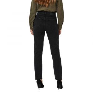 Vero Moda Jean Brenda droit taille haute Noir - Taille 40