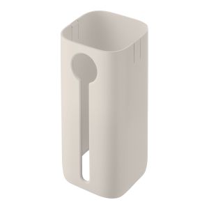 Zwilling FRESH & SAVE CUBE Étui pour boîte de conservation taille 3S, protection maximale des aliments sensibles à la lumière, indicateur de niveau, plastique sans BPA, couleur ivoire