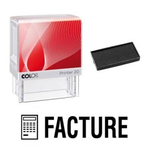 Tampon encreur Facture COLOP printer 20 38x14mm Mygoodprice noir