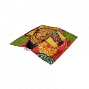 Sac &agrave; plat spirales rouge