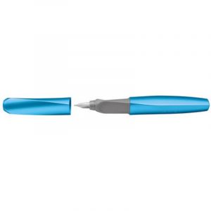 Image de Pelikan Twist Stylo plume Frosted Blue, bleu-métallique - Lot de 2