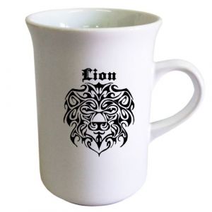 Tasse haute en c&eacute;ramique Lion