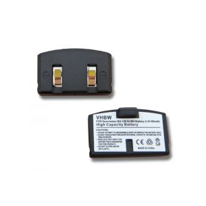 Vhbw 2x Batteries compatible avec Sennheiser Set 50 TV, SET 55 TV, RS 8-9 casque audio, écouteurs sans fil (60mAh, 2,4V, NiMH)