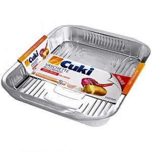 Cuki Lot de 2 bacs en aluminium ultra force,