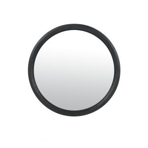 Emde Miroir rond bois noir 42.5cm