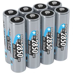 Image de Ansmann Piles rechargeables AA, 1,2V / Type 2850mAh, NiMH / Accumulateur à charge rapide à forte capacité sans effet mémoire - idéal pour les appareils photos, les flashs & les télécommandes, 8 unités