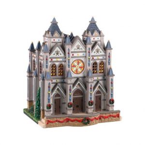 Lemax Noël à la Cathédrale Porcelaine 22,2x18,5x15,5cm Multicolore