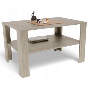 Matkam - Table Basse EX3 Chêne Sonoma - Table de salon Style contemporain - 100 x 68 x 60 cm