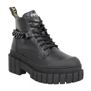 No Name Kross Boots Chain cuir Femme-37-Noir