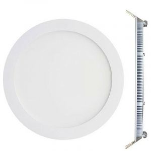 Europalamp Spot Encastrable LED Rond Extra-Plat 3W - Blanc chaud 2700K - Blanc chaud 2700K
