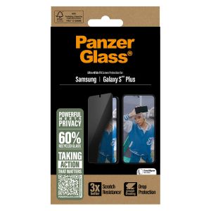 PanzerGlass Protection d'écran pour Samsung Galaxy S25+ et S24 Plus en verre trempé