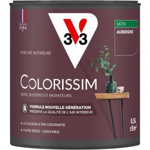 V33 Peinture Colorissim satin Aubergine 0L5