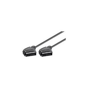 Wentronic 50176 - Câble péritel (21 broches Scart occupé) 5 m