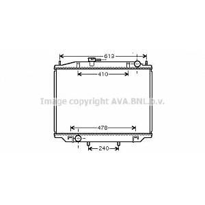 Ava Quality Cooling Radiateur NISSAN TERRANO (247DN2300)