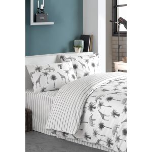 Parure housse de couette 140x200 cm et 1 taie d'oreiller 65x65 cm