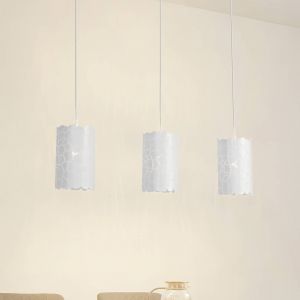 Suspension &agrave; intensit&eacute; variable 'Aralena' en m&eacute;tal pour salon & salle &agrave; manger