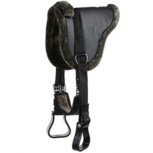 Horze Selle &eacute;quitation sans ar&ccedil;on Suede