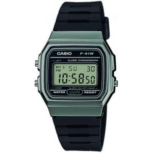 Casio Homme Chrono Résine Noir F91WM-1BEF Sport