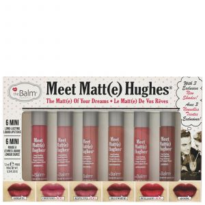 The Balm Lips Lipstick MeetMatteHughes Vol.12 Long-Lasting Liquid Lipsticks Romantic 1,2 ml + Courteous 1,2 ml + Respectful 1,2 ml + Trustworthy 1,2 ml + Inelligent 1,2 ml + Adoring 1,2 ml 1 Stk.