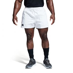 Canterbury E523405-001-M Short de Rugby Homme, Blanc, FR : M (Taille Fabricant : M)