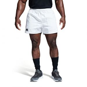 Canterbury E523405-001-M Short de Rugby Homme, Blanc, FR : M (Taille Fabricant : M)