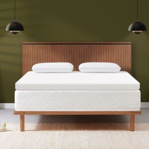 Hypnia Surmatelas Bambou 8 cm déhoussable Fermeté Souple