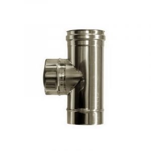 MBM Combustion dn 300 tee raccord 90 ° tube en acier inoxydable de combustion 316 INOX