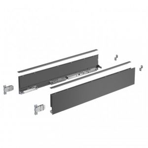Image de Hettich Kit tiroir simple AvanTech YOU - hauteur 101 mm - L450 mm - Anthracite