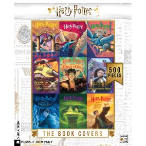 Puzzle de 500 piÃ¨ces : Harry Potter : Collage de couvertures de livres