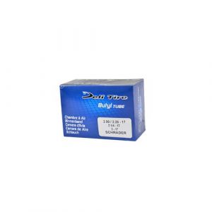 Deli Tire Chambre &agrave; air Deli mobylette cyclo 2.00-17 2-17 2.25-17 2 1/4-17 grosse valve