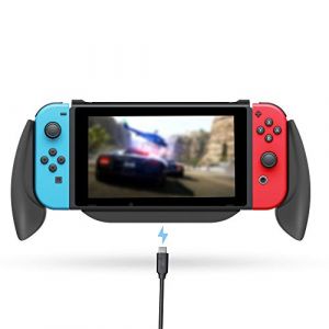 Image de Lammcou Grippro Poignée Charging pour Nintendo Switch Joycon Coque Comfort Ergonomique Grip Case Switch Housse Étui Protection pour Crash Bandicoot Mario Zelda Pokémon PAW Patrol Smash Bros Minecraft