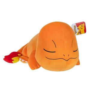 Jazwares PoKéMoN PKW3883-45 cm Peluche endormie – Glumanda en Peluche Officielle