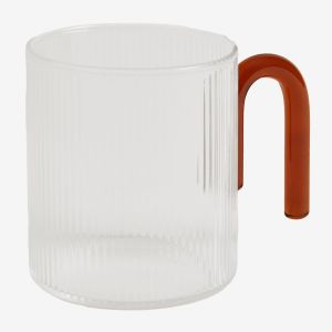 Pack de 2 tasses en borosilicate 35 cl Engen SKLUM Rouge Argile
