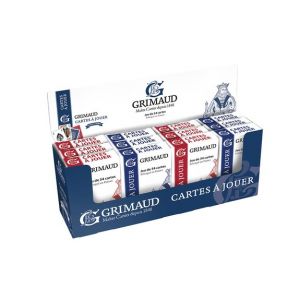 Cartamundi Jeux de 54 Cartes Grimaud Origine - Etui de 12 jeux