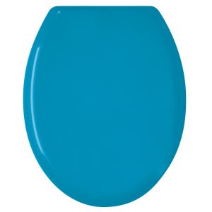 Gelco Design Abattant WC Color, Polypropylene, Bleu Vivid, 48 x 36 x 4 cm