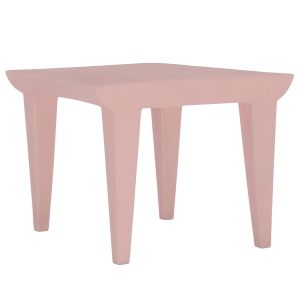 Kartell Table basse Bubble Club / 51 x 51 cm rose en matière plastique