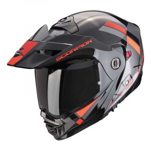 Scorpion Casque modulable ADX-2 Galane argent/noir/rouge- S