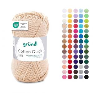 Fil à tricoter COTTON QUICK UNI - Gründl - PPSC - certifié Oeko-Tex(...) - 171 Marron