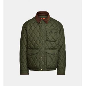 Ralph Lauren Blouson polyester recyclé militaire Vert - Taille 6