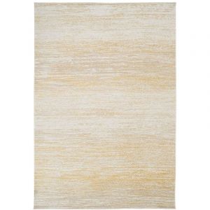 Bobochic Tapis poil ras solsia motif abstrait 160x230 Jaune