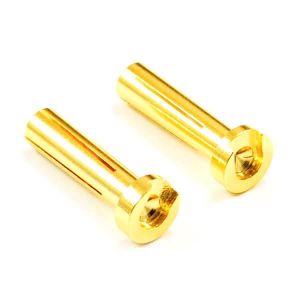 Etronix Low Profile 4.0Mm Male Gold Connector (2) pour Right Angle