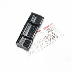 Traxxas 7122G - Aileron e-revo 1/16 finition exo-carbone + autocollants