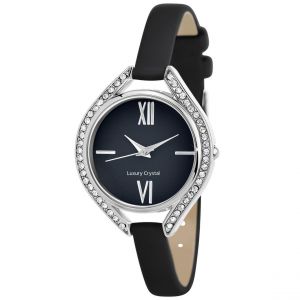 Montre Par So Charm orn&eacute;e de cristaux Swarovski MF431-NOIR-SWARO