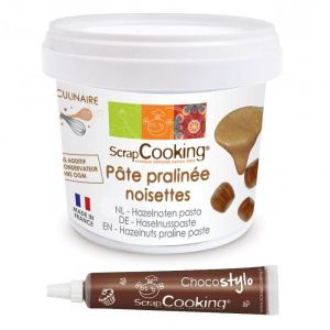 Image de Scrapcooking Pâte de noisettes 200 g + Stylo chocolat offert