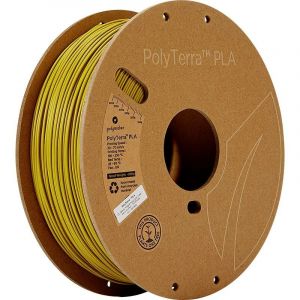 Polymaker 70958 PolyTerra Filament pla faible teneur en plastique, hydrosoluble 1.75 mm 1000 g vert militaire 1 pc(s) X227242