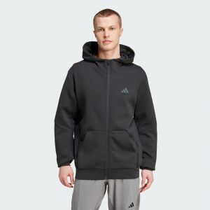Adidas Veste de survêtement à capuche zippé D4T