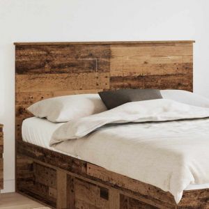 VidaXL T&ecirc;te de lit Bois Ancien 140 cm Bois d'ing&eacute;nierie