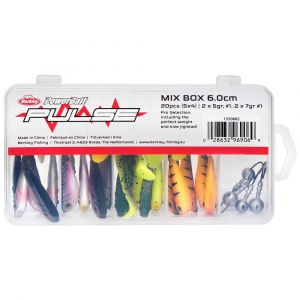 Berkley Leurre Souple Pulse Shad Box 60 Mm 24 Unités One Size Multicolour