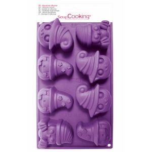 Scrapcooking Moule silicone Multi Halloween x 8