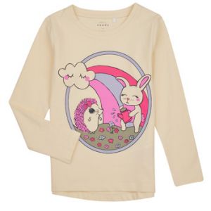 name it T-shirt enfant NMFVIX LS TOP Rose - Taille 18 mois,2 ans,3 ans